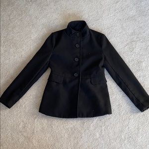 Black formal coat